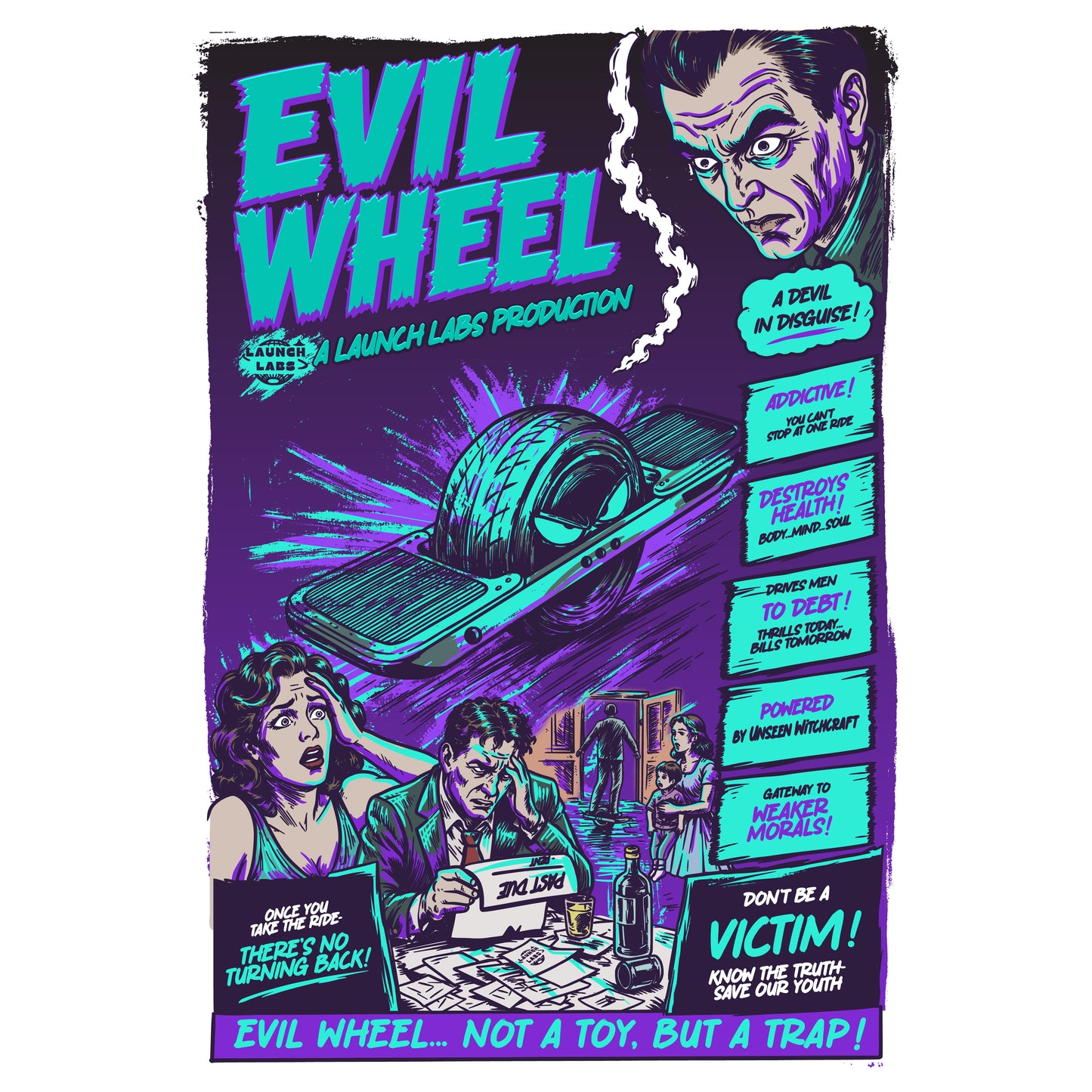 "Evil Wheel" T-Shirt